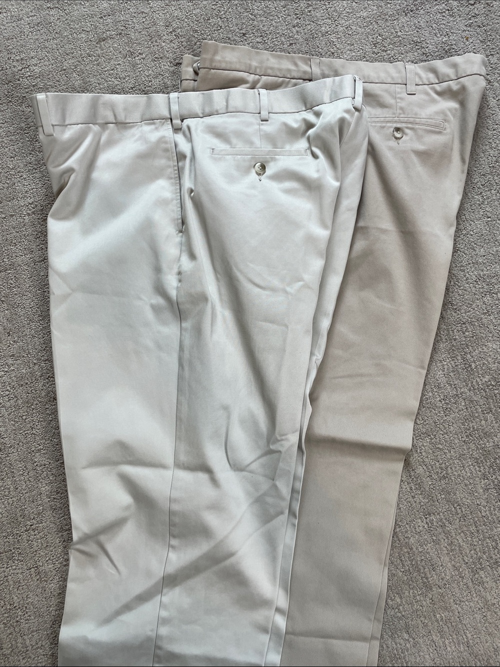 Savane Men's Chino Pants in Light Beige and Khaki